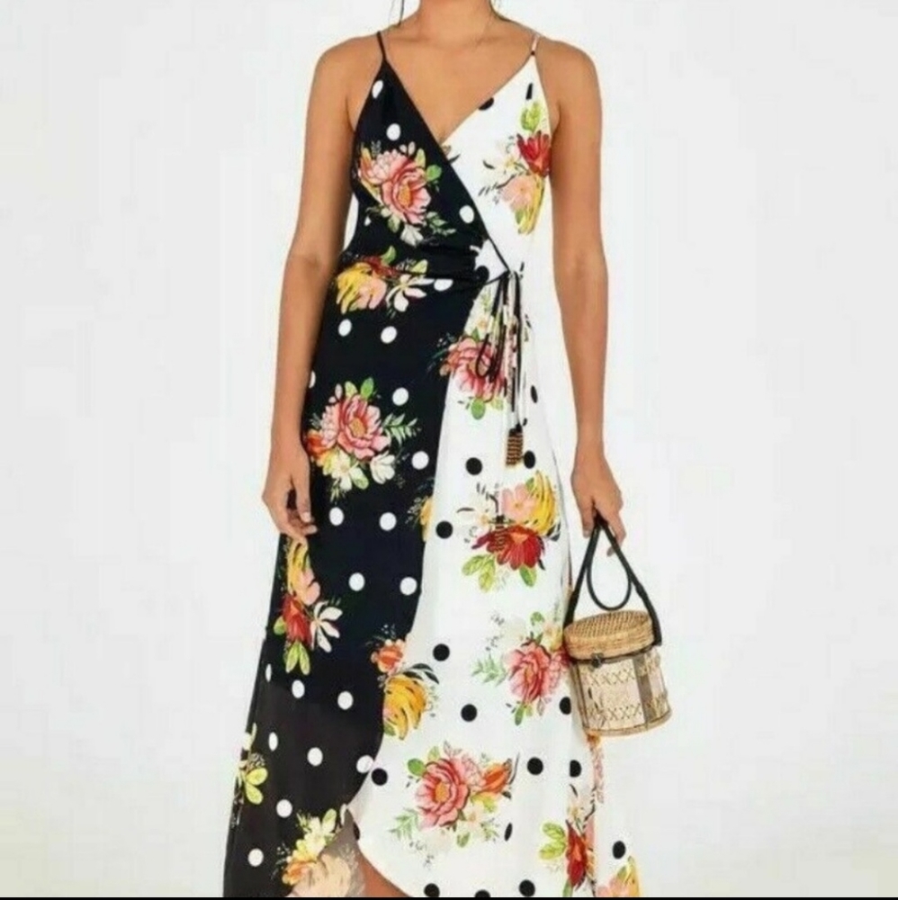 Farm Rio Mixed Nanaju Wrap Dress Size XL